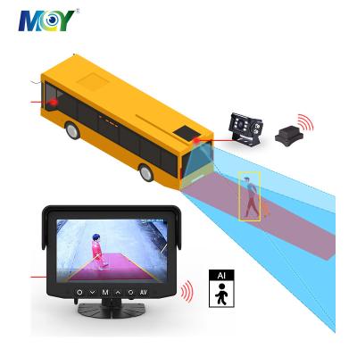 China 7inch Monitor AHD 720P IR Waterproof Night Vision Backup Camera Human Pedestrian Bus Truck AI Overturning Camera for sale