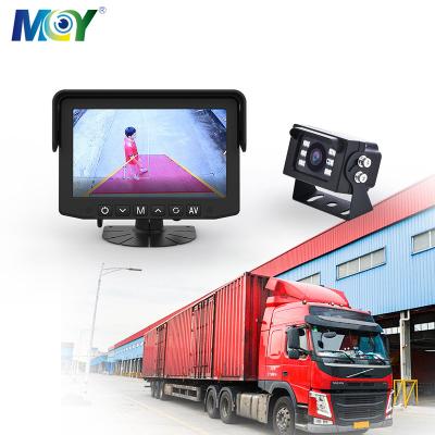 China MCY 12V 24V 7inch Waterproof Human Blind Spot Detection Camera Monitor Trailer Forklift Truck AI Kit Reverse Camera Backup System for sale