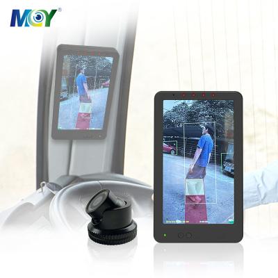 China Waterproof A-pillar Pedestrian Collision Monitor Waterproof Bus 7inch Drawing Camera AI-based Turning Auxiliary System for sale