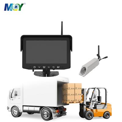 China Waterproof HD 720P 7 Inch Car Wireless Monitor Digital Warehouse Forklift Camera Backup Wireless System for sale