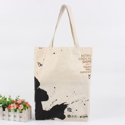 China Eco-Friendly Wholesale Casual Handle Canvas Tote Bag Dying Printed Promotional Cotton Tote Bag Dying Printed Organic Handbag Beach Bag For Shopping for sale