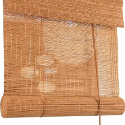 China Eco - Friendly Eco - Friendly Natural Woven Bamboo Wicker Shades Roller Shades for sale