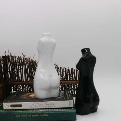 China Eco-Friendly Ceramic Vase For The World Popular Head Office Body Vase Female Vase for sale