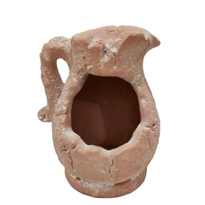 China Handmade Small Size Ceramic Dull Terracotta Flower Plant Pots Eco - Friendly for sale