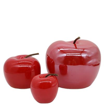 China China different size decoration red color apple table ornaments for sale for sale