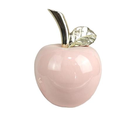 China China Hot Selling Ceramic Decoration Arts Apple Shape Decoration Ideas for sale