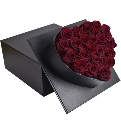 China 100% Real Handmade DIY Natural Fresh Flower Preserved Flowers Box Forever Steady Eternal Flowers Valentine Gifts Rose Eternal Roses Wholesale for sale