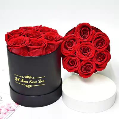 China Wholesale Environmental Protection Green Plant Valentines Day Gifts Wedding Forever Rose Flower Head Preserved Eternal Eternal Decorative for sale