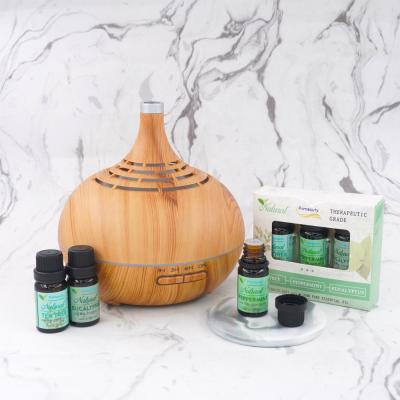 China Skin Revitalizer Premium Grade Set Tea Tree Peppermint Eucalyptus Kit Scent Diffuser Oil Fragrance Pure Natural Essential Oils for sale