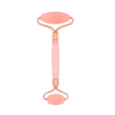 China Hot Sale Chinese Health Care Massager Products Face Crystal Massager Rose Quartz Face Jade Roller Stone For Beauty for sale