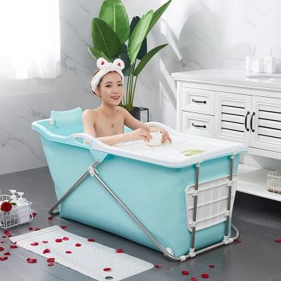 China Eco - Friendly Material Flexible Shower Plastic Bathtub For Adult Portable Bathtub for sale