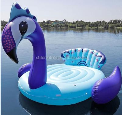 China 5-6 people 2018 hot sale giant unicorn/flamingo /peacock swimming float in outdoor water for 6 people for sale