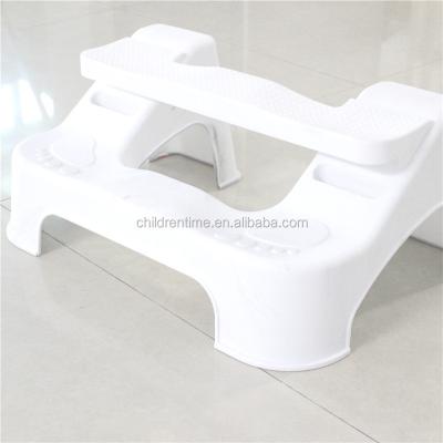 China Height Adjustable Plastic Bathroom Toilet Foot Adjustable Stool for sale