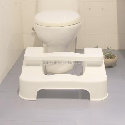 China (Height) 2017 Adjustable New Plastic Poop Round Back Partial-Squat Toilet Foot Stool for sale