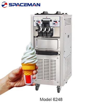 China Snack Factory Soft Floor Model Ice Cream Making Machine Frozen Yogurt Snack Machine for sale