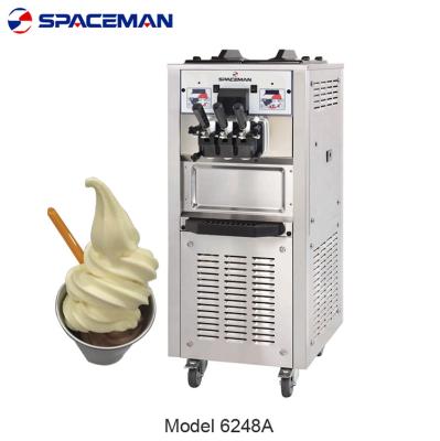 China Snack Factory ASTRONAUT Soft Ice Cream Machine 3 Flavors Soft Serve Machine for sale