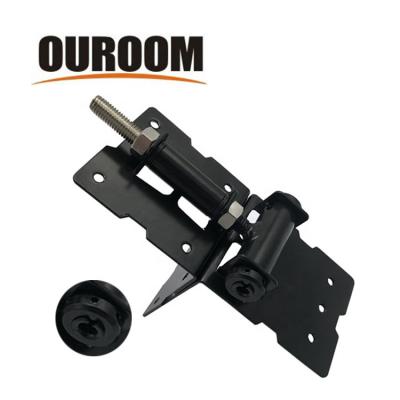 China Modern Quality Horizontally Assured Adjustable Stainless Steel PVC Barrier Hinge Self Closing Hinge for sale