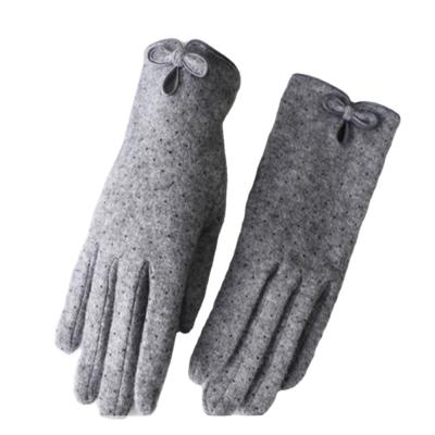 China Plain new ladies style spandex velvet gloves with wholesale price for sale