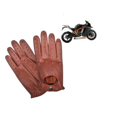 China Plain Men's Brown Leather Training Gloves Leather Gloves Factory for sale