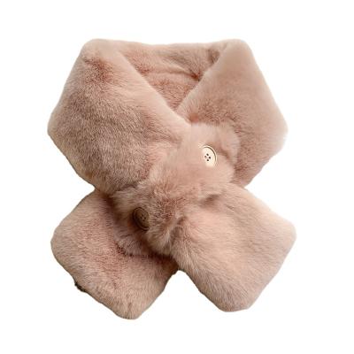 China Medium Women's Winter Faux Fur Scarf Wrap Collar Shawl Shrug for sale