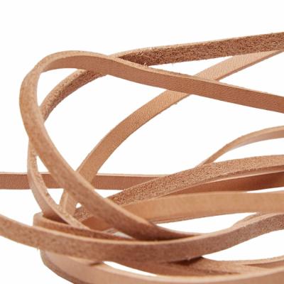 China Jewelry Making 25mm Flat Genuine Leather Cord Flat 15mm 3mm 20mm for sale