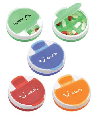 China Eco-Friendly Promotional Weekly Pill Organizer Pill Box Eco-Friendly Cheapest Plastic Pill Box Customized Logo Risk Free for sale