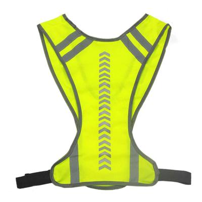 China Traffic Sport Walking Mesh Cycling Safety Voluntary Reflective Vest Safety Running Vest for sale