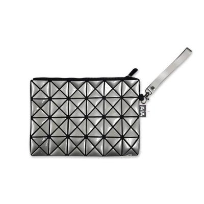 China Fashion New Fashion Promotional PVC Cosmetic Bag Beauty Bag Organizer Stone Geometric Women Make Up Bag for sale