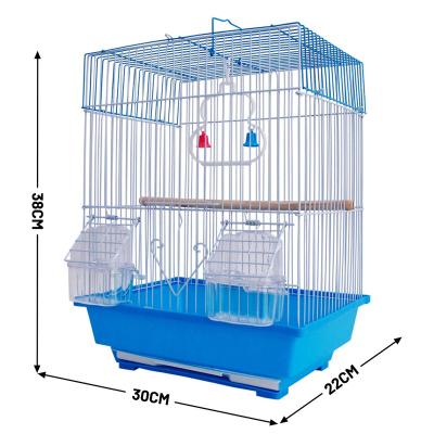 China INNO large stocked birdcage, small collapsible goldfinch birdcage, iron birdcage for sale