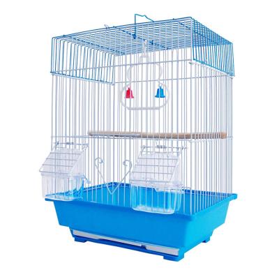 China INNO Fashion Portable Simple Design Pink Small Stocked Canary Yellow Bird Cage For Sale for sale