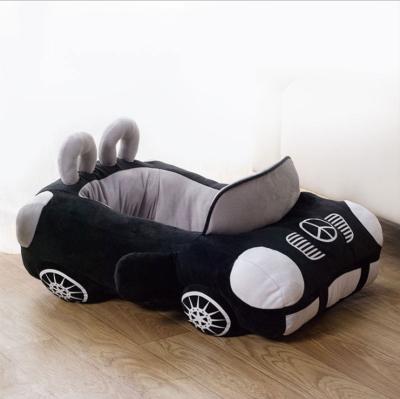 China Travel INNO wholesale new design soft warm durable car shaped pet bed dog car bed for sale