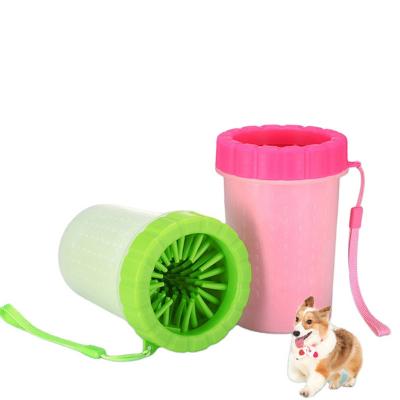 China INNO Dog Paw Cleaner Cup Silicone Pet Foot Seal Cup Soft Viable Pet Paw Cleaning Tool for sale