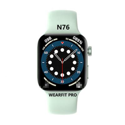 China Wifi N76 Pro Voice Call Smartwatch Pedometer Time Wearfit APP Wearable Devices Smart Watch N76 for sale