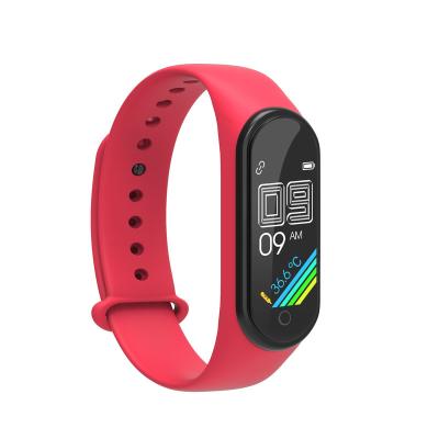 China 2021 New Arrivals Touch Screen Watches Fitness Monitoring Wristband IP67 Water Proof Smart Watches Customized Smart Wristband M4S for sale