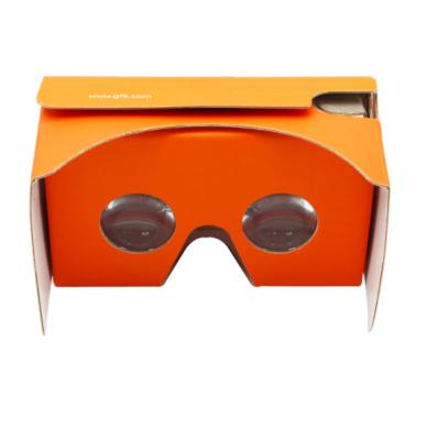 China Water Dustproof Shockproof Registance Newly Design Flat Vr Cardboard 3d Glass Helmet, Sensitive Cardboard Vr 3d Glasses for sale