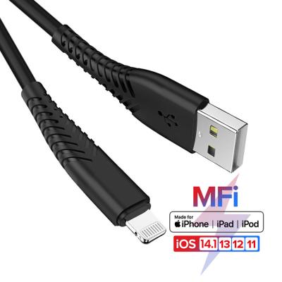 China Fast Charging Speed ​​Braided Mfi Customized C89 1m/2m/3m Fast Charging Ignition Ladekabel For Apple Mfi Charging Line For Iphone 12 Usb Charger for sale