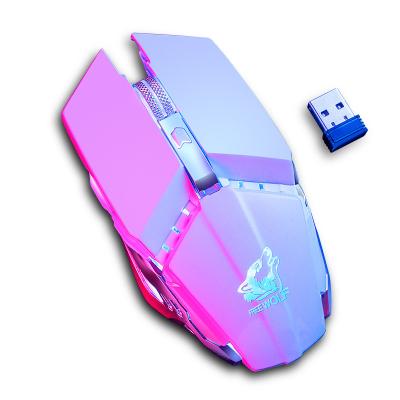 China High DPI Trending Glow Products 2022 2.4GHz Rechargeable Mechanical Gaming Mouse USB Wireless Mouse for sale