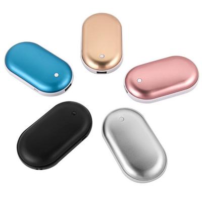 China Hot Selling Fast Charging/Power Bank 5200mah Support Hand Warmer Rechargeable Portable Charging Treasure Warm Hands for sale