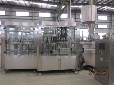 China Beverage Filling Machine Washing Filling Capping 3 In 1 18-18-6 Head for Plastic Bottle for sale