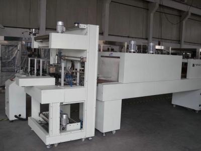 China Auto Packing Machine Hot Shrink Film Machine for PET / Plastic Bottle , PLC Control for sale