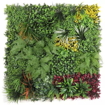 China Hengen Green Plant Garden Wall Decoration DIY Grass Mall Landscape Artificial Plastic Wall Decoration Artificial Grass Wall for sale