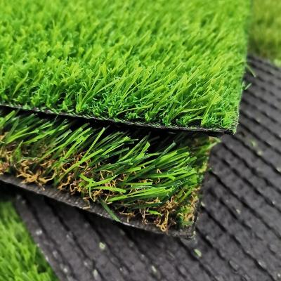 China Free Sample Olive Custom Synthetic Grass 15-60mm Landscape And Sports Hedge Artificial Turf for sale