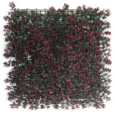 China 50*50CM Anti-UV Garden Privacy Decorative Plant Hedge Boxwood Panels Artificial Grass Wall Plant for sale