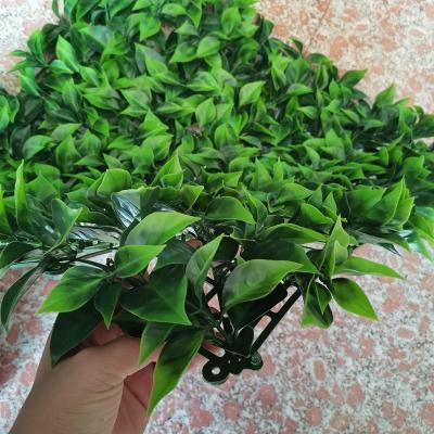 China Anti UV Eucalyptus Backdrop Panels Anti UV Artificial Green Wall Decor For Indoor for sale