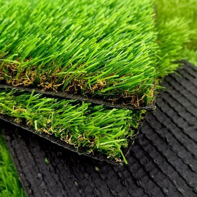 China Olive Plant 15-60mm Landscape Sports And Hedge Sports Lawn Artificial Turf Custom Synthetic Grass for sale