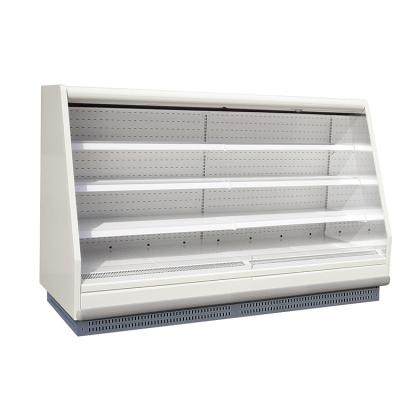 China High Temperature Customized Supermarket Open Freezer Refrigerated Half Display Multideck Cabinet For Beverage for sale