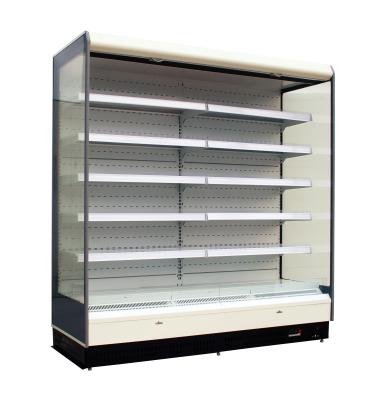 China Single-temperature Supermarket Refrigerator Open Display Multideck Remote Cabinet for sale