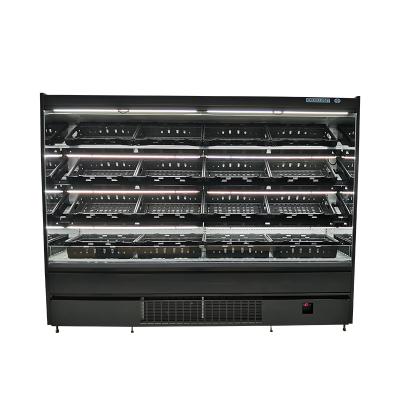 China Refrigerated Single-temperature Supermarket Display Cabinet Retail Store Display Showcase for sale