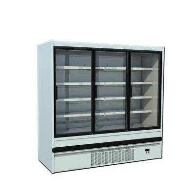 China Single-temperature Supermarket Commercial Refrigerator Plug-in Glass Door Cabinet for sale