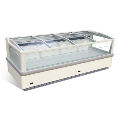 China Single-Temperature DIS Series Single Island Cabinet Freezer For Supermarket for sale